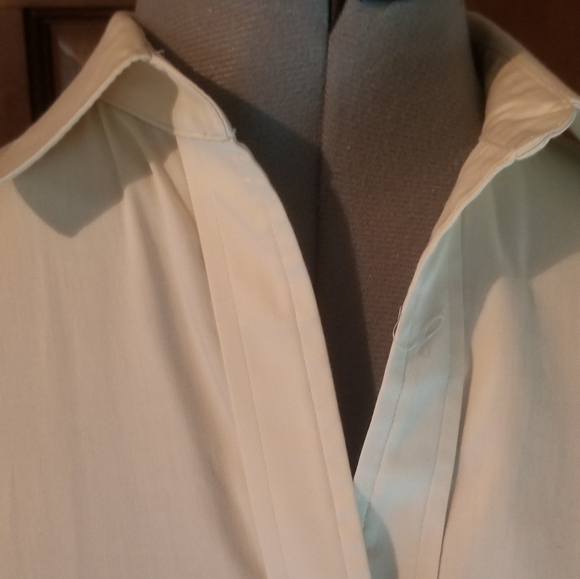 Banana Republic cream button top sz M - Picture 5 of 7